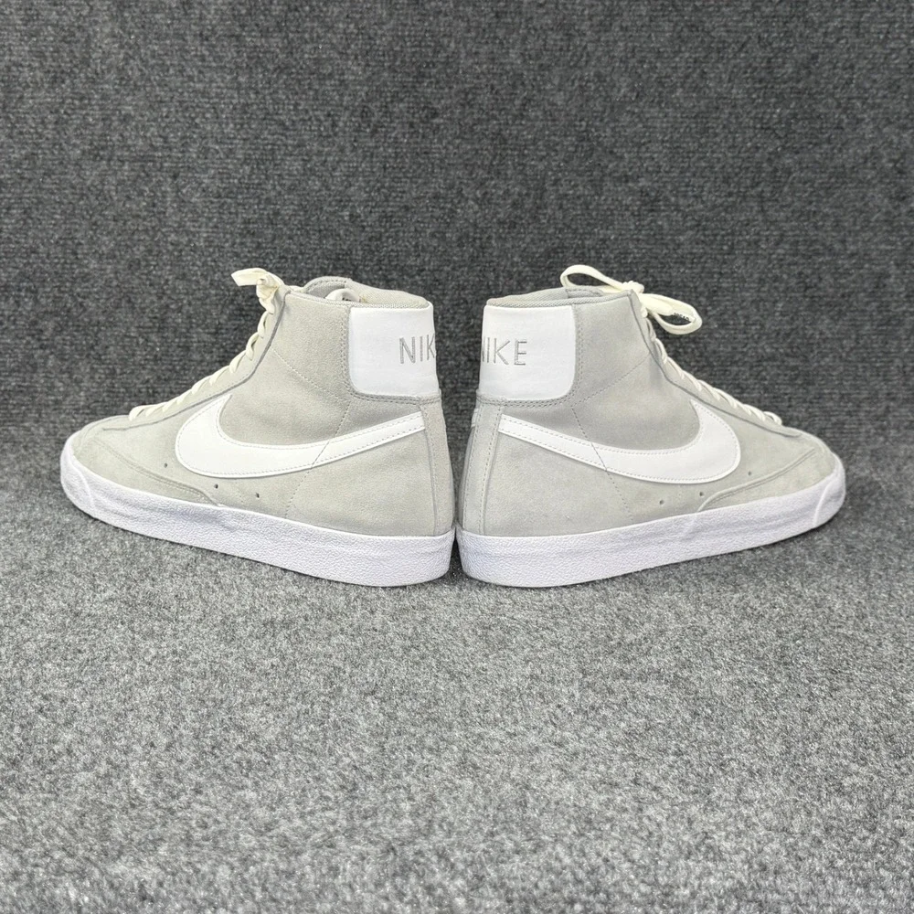 Nike Blazer Mid 77 Shoes Men's 13 Light Smoke Grey White Athletic Retro Sneakers